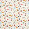 popeline di cotone Cani in movimento– bianco lana,  thumbnail number 1