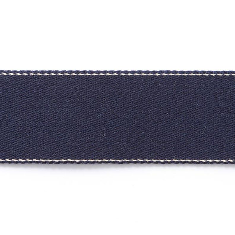 nastro gros-grain per borse, riciclato - blu navy,  image number 1