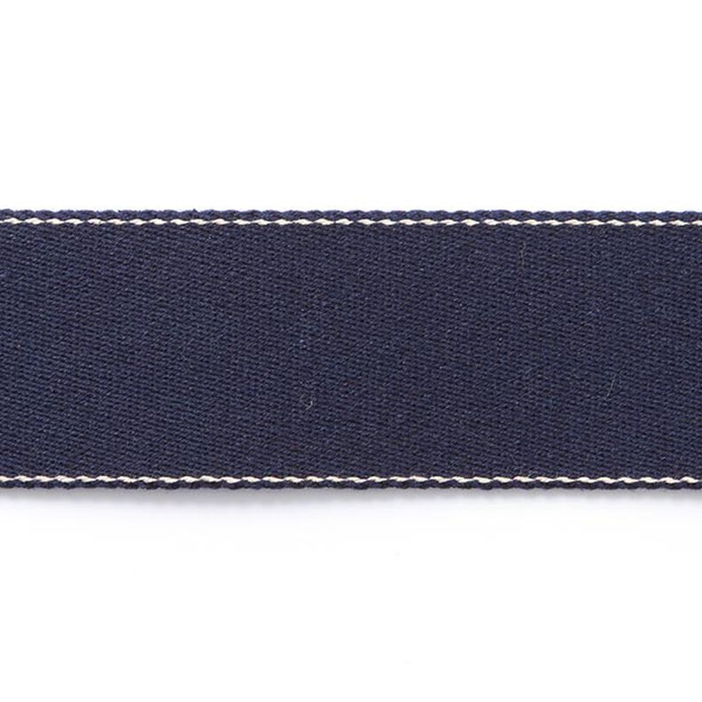 nastro gros-grain per borse, riciclato - blu navy,  image number 1