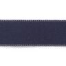 nastro gros-grain per borse, riciclato - blu navy,  thumbnail number 1