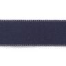 nastro gros-grain per borse, riciclato - blu navy,  thumbnail number 1