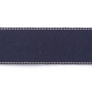 nastro gros-grain per borse, riciclato - blu navy, 