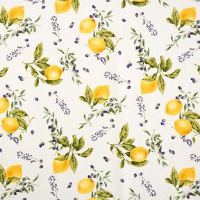 tessuto arredo tessuti canvas limoni – giallo, 