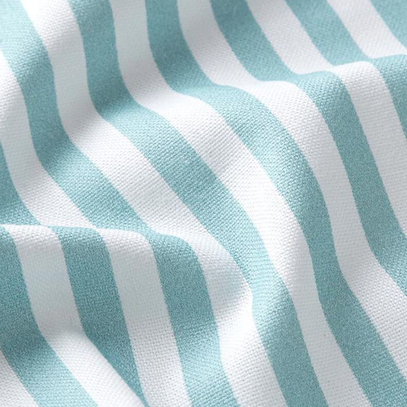 tessuto arredo mezzo panama righe longitudinali – azzurro/bianco,  image number 2
