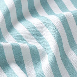 tessuto arredo mezzo panama righe longitudinali – azzurro/bianco, 