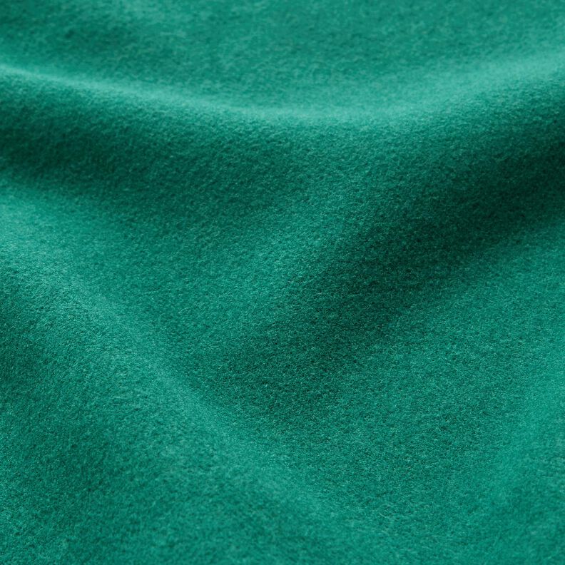 Tessuto per cappotti in poliestere riciclato – verde abete,  image number 2