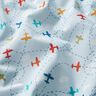 popeline di cotone Aerei nel cielo – azzurro,  thumbnail number 2