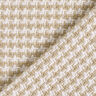 Tessuto grezzo per cappotto pied de poule – beige/bianco,  thumbnail number 5