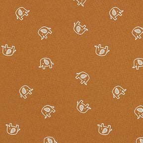 jersey di cotone cucciolo di elefante – bronzo, 