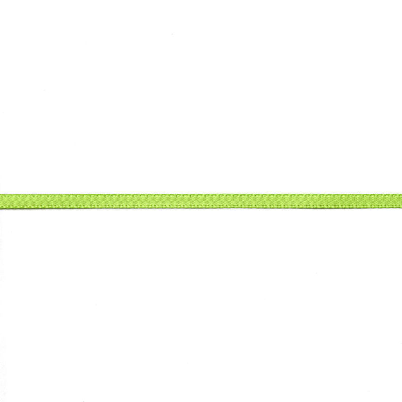 Nastro in satin [3 mm] – verde mela,  image number 1