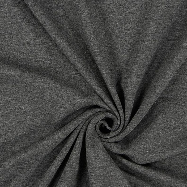French terry leggero mélange – antracite,  image number 1