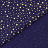 tessuto in cotone cretonne cielo stellato natalizio, piccolo – blu marino/oro,  thumbnail number 3