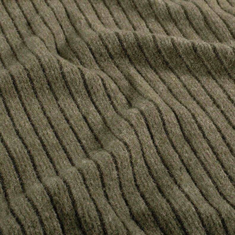 Maglia a coste super morbida – pino scuro, image number 2