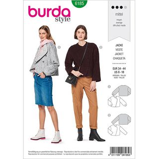giacca, Burda 6185 | 34-44, 