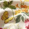 tessuto arredo mezzo panama Fiori di campo – naturale/lampone,  thumbnail number 6