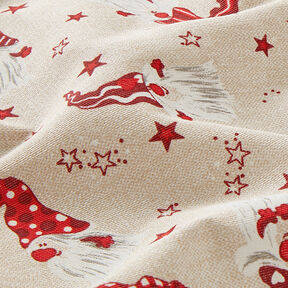 tessuto arredo canvas gnomi – beige, 