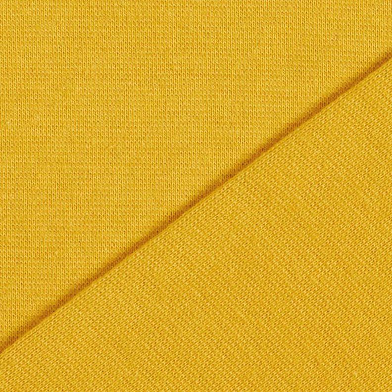 GOTS tessuto per bordi e polsini in cotone | Tula – giallo curry,  image number 3