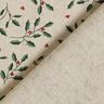 tessuto arredo mezzo panama Rami natalizi – naturale/verde abete,  thumbnail number 4