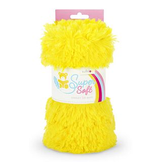 Tessuto peluche a pelo lungo SHAGGY [1 M x 0,75 M | altezza pelo: 20 mm]  - giallo | Kullaloo, 