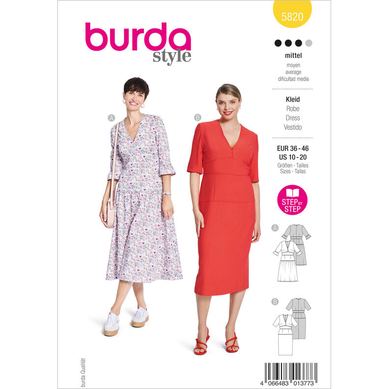 Vestito | Burda 5820 | 36-46, image number 1