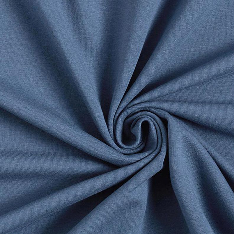 felpa di cotone leggera tinta unita – colore blu jeans, image number 1