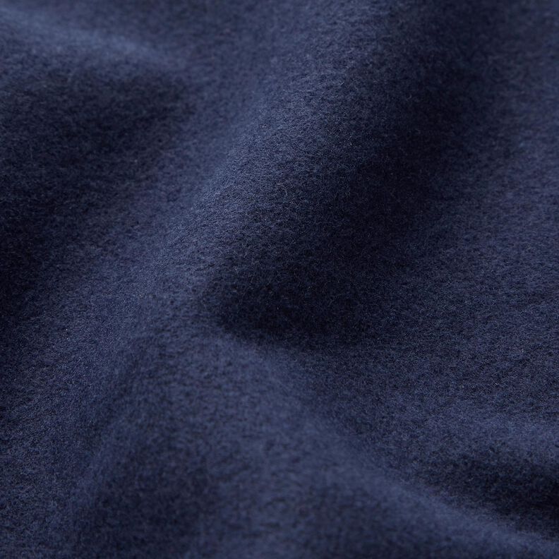 Tessuto per cappotti in poliestere riciclato – blu marino, image number 2