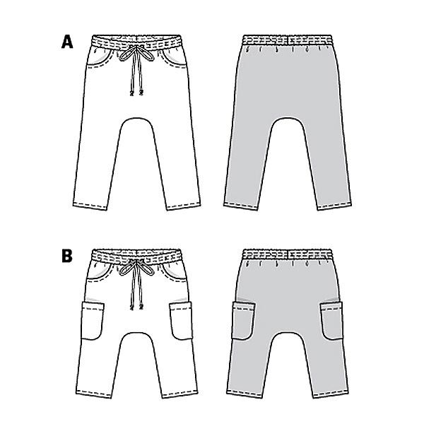 pantalone con elastico in vita per bambini , Burda 9342 | 92 - 122, image number 6