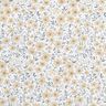 tessuto arredo satin di cotone Mare di fiori – anacardo/bianco,  thumbnail number 1