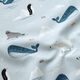 tessuto arredo mezzo panama Animali nel ghiaccio – azzurro baby/bianco,  thumbnail number 2