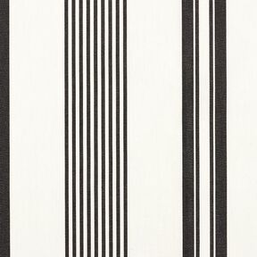 tessuti da esterni tessuti canvas elegante mix di righe – nero/bianco, 