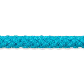 Cordoncino in cotone [Ø 7 mm] – turchese, 