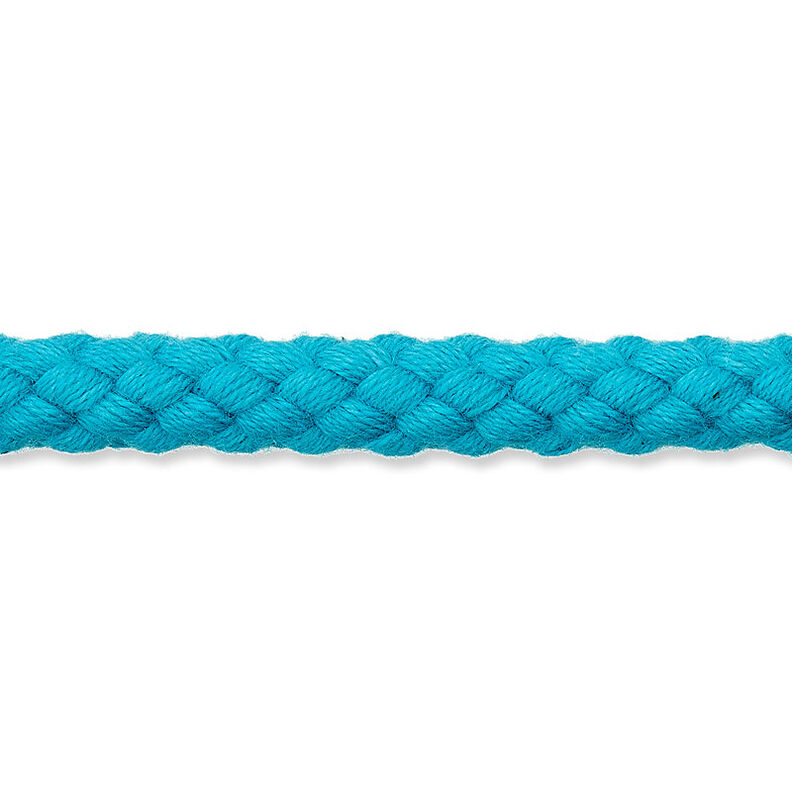 Cordoncino in cotone [Ø 7 mm] – turchese,  image number 1