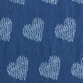 jeans Cuori “Sguardo distrutto”. – colore blu jeans, 