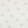 Jersey a nido d’ape orsetti | Poppy Fabrics – bianco lana/marrone capriolo,  thumbnail number 1