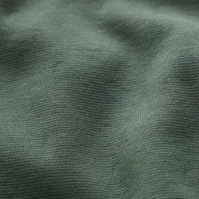 GOTS tessuto per bordi e polsini in cotone | Tula – verde oliva | Resto 80cm, 