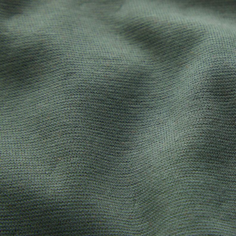 GOTS tessuto per bordi e polsini in cotone | Tula – verde oliva,  image number 2