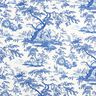 tessuto arredo tessuti canvas antichità 280 cm – blu reale/bianco,  thumbnail number 1