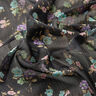 Chiffon increspato Dobby e Fiori &ndash; nero/azzurro,  thumbnail number 2