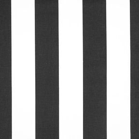 Twill cotone strisce 3 – nero/bianco, 