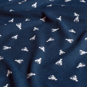 jersey di cotone Granchio  – blu marino, 