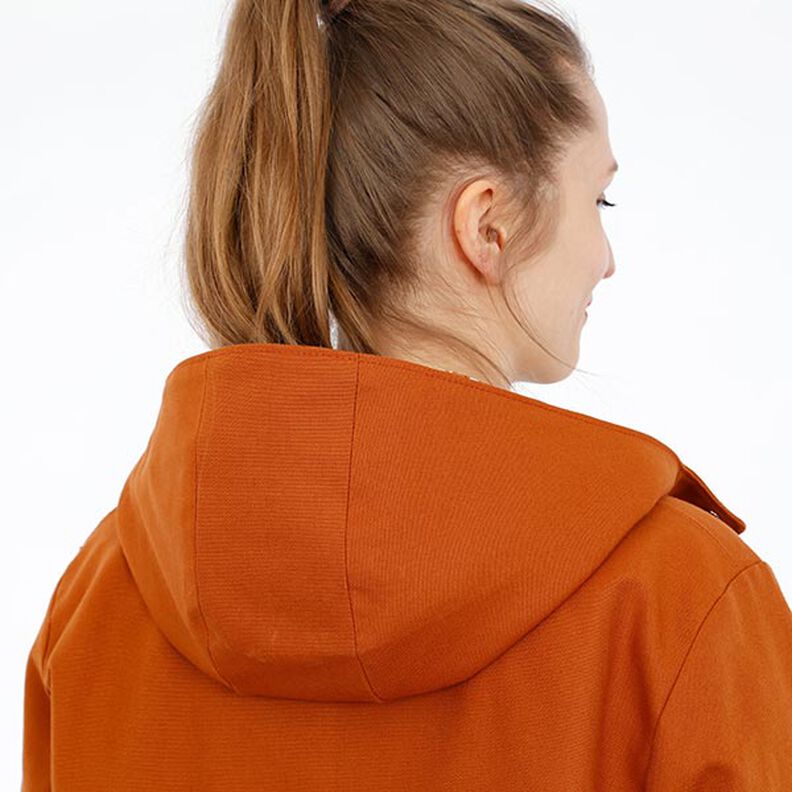 FRAU KARO - parka foderato con cappuccio e tasche applicate, Studio Schnittreif | XS - XXL,  image number 4