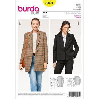 giacca / blazer, Burda 6463 | 34 - 46, 