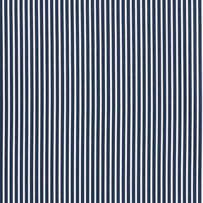 popeline di cotone strisce – blu marino/bianco, 