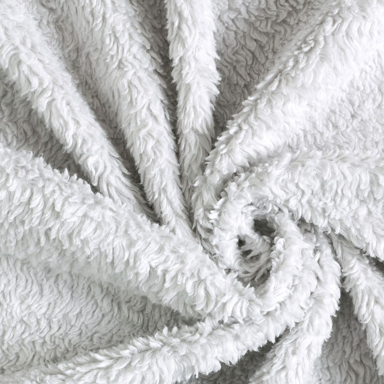 Sherpa Misto cotone tinta unita – grigio argento, image number 3