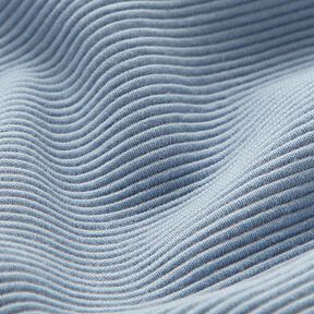 jersey a coste-ottoman, tinta unita – azzurro, 