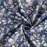 popeline di cotone Romantico prato fiorito – blu marino/lavanda,  thumbnail number 3