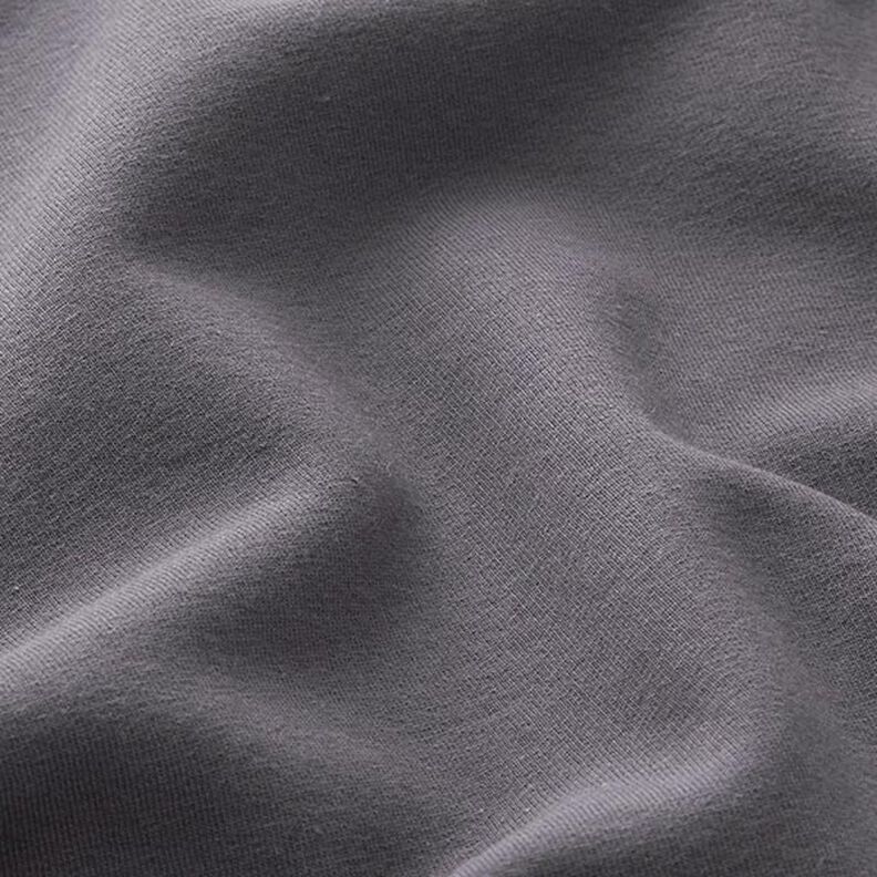 felpa di cotone leggera tinta unita – nero-azzurro,  image number 4