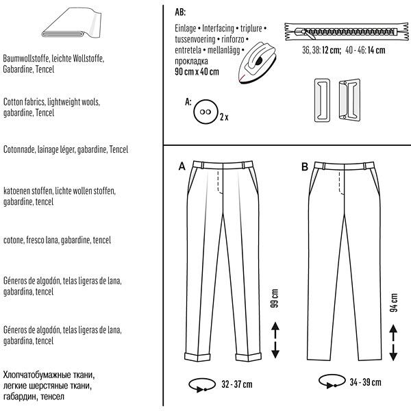 Pantalone, Burda 6689,  image number 5