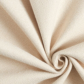 tessuto da tappezzeria bouclé fine – crema, 