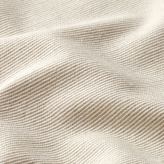 tessuto arredo, mezzo panama struttura a coste, cotone riciclato – naturale, 